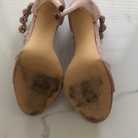 Windsor Nude Heel Sandals size 9 - Picture 4 of 4